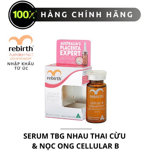 Serum Tế Bào Gốc Nhau thai Cừu Và Nọc Ong Rebirth Cellular B Plavenom - 10ml