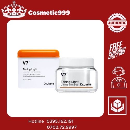 Kem dưỡng trắng v7 toning light hàn quốc chính hãng dưỡng trắng da làm mờ thâm nám Cosmetic999