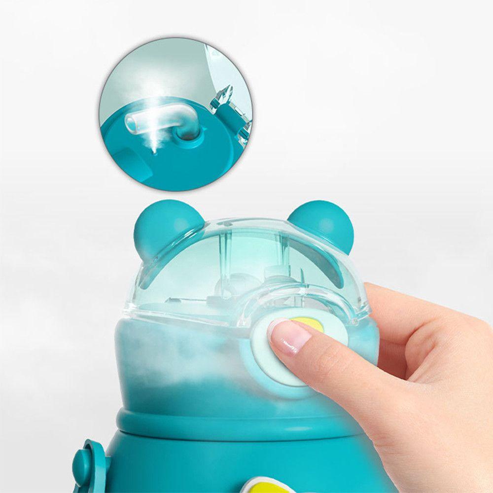 Bình Nước Giữ Nhiệt Bằng Thép Không Gỉ 500ml Kèm Ống Hút Tiện Dụng