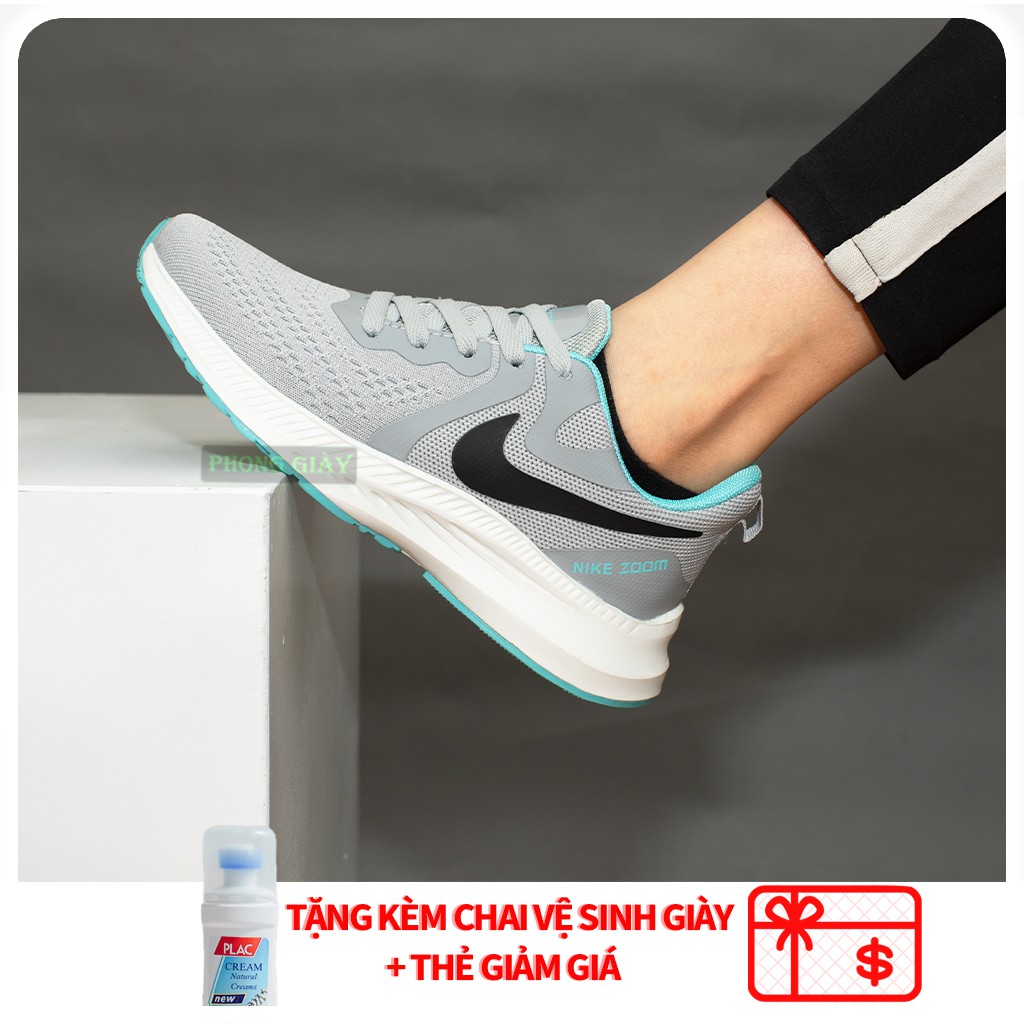 [Mã FASHIONT4WA2 giảm 10k đơn từ 50k] Giày sneaker nữ giày thể thao nữ F16 màu ghi giày ulzzang nữ giày chạy bộ nữ