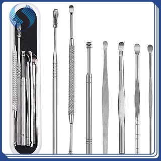 Set 7 Dụng Cụ Lấy Ráy Tai Bằng Thép Không Gỉ