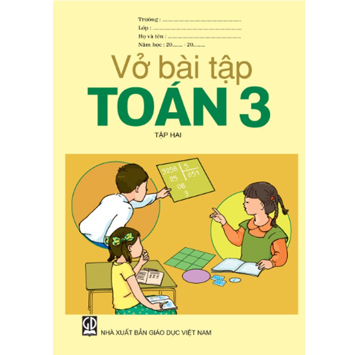 Sách - Vở bài tập Toán 3 - tập hai