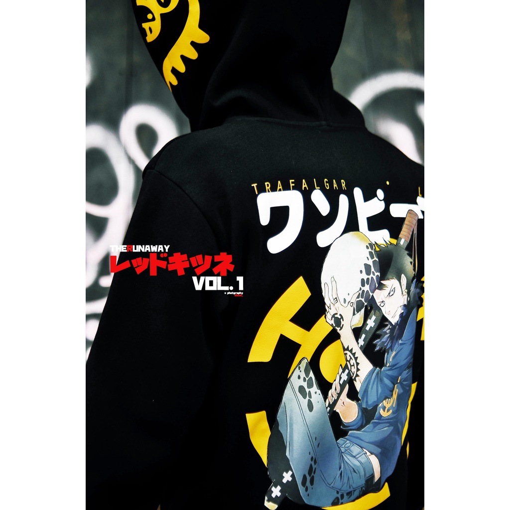 Áo Hoodie Urban Kitsune: Law Nỉ bông ngoại nhập by The Runaway