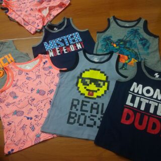 Áo ba lỗ place bé trai (size 18m -5T)