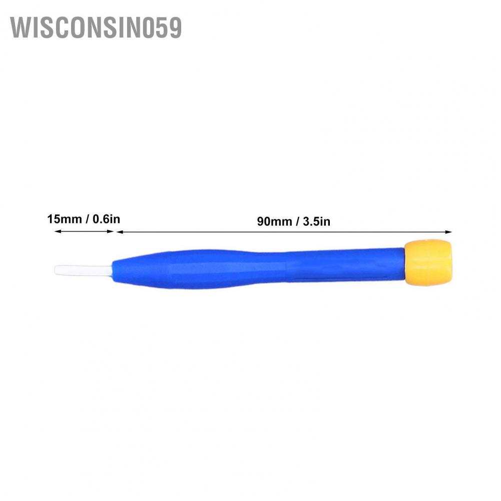 Wisconsin059 8PCS Screwdriver Set Zirconia Ceramic Insulated Handle Screwdrivers Slot and Cross Driver Bits