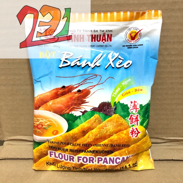 Lốc x5 Túi Bột Bánh Xèo Vĩnh Thuận 400g
