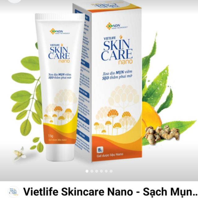 ✅(CHÍNH HÃNG) GEL VIETLIFE SKIN CARE NANO 15g (Date 12/2022)