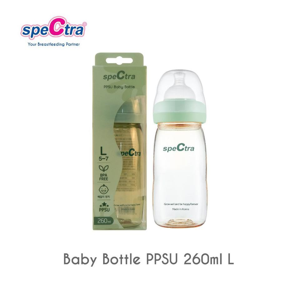 SPECTRA Bình Sữa Em Bé Bằng Nhựa Ppsu 260ml