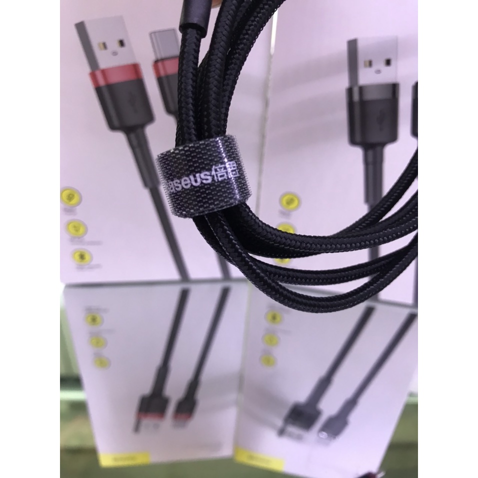 Dây type c baseus chính hãng 1m, cấp nguồn 3A dành cho các dòng máy samsung đời mới, oppo,..