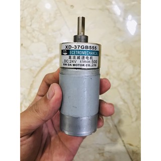 Động cơ 555 giảm tốc 500rpm - 600rpm 12V