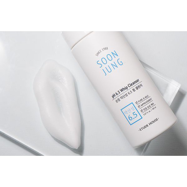 Sữa Rửa Mặt Etude house Soon Jung Ph 6.5 Whip Cleanser 150ml | BigBuy360 - bigbuy360.vn