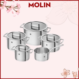 Bộ nồi Zwilling Vitality 5 món - Vung kính sang trọng