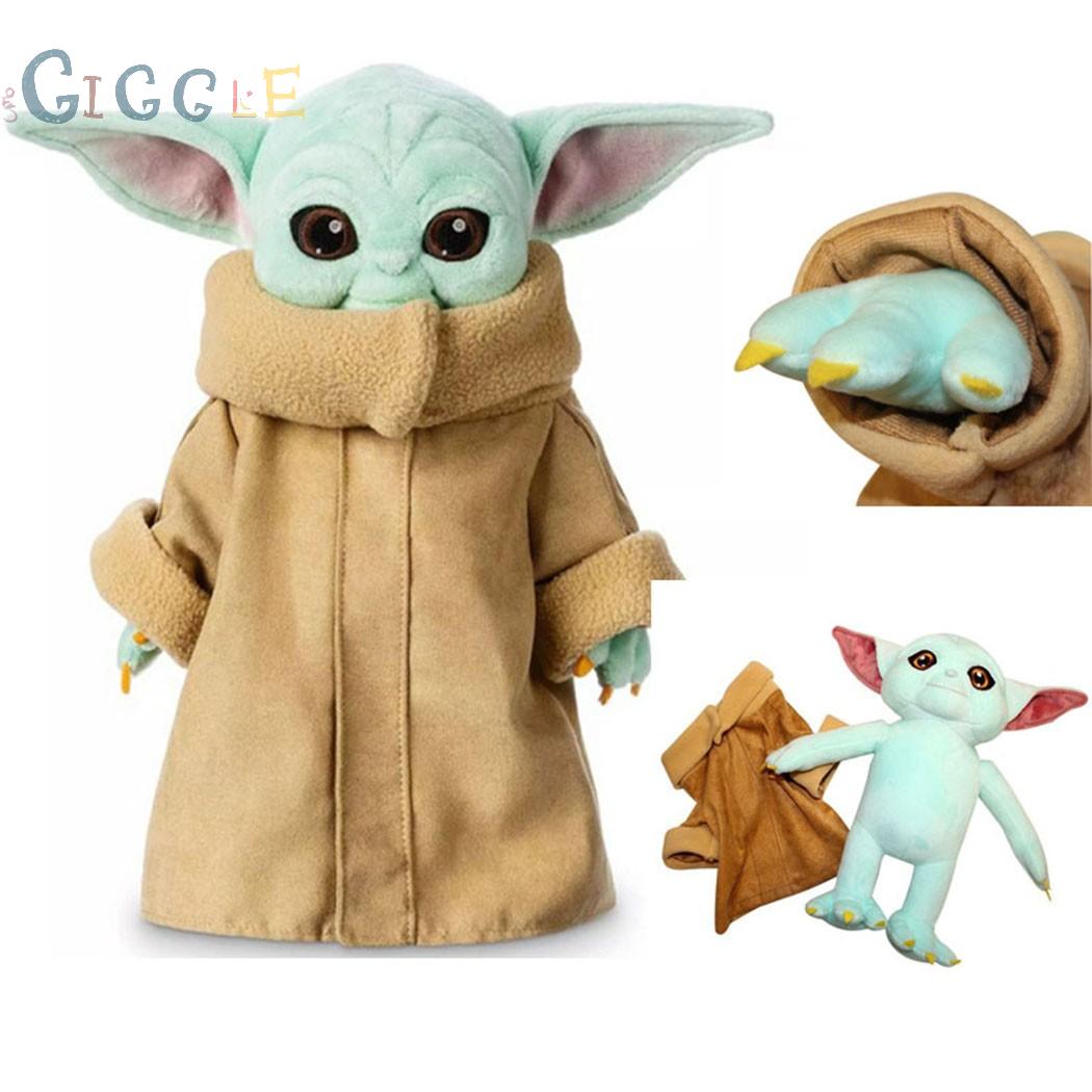 1 Thú Nhồi Bông Hình Em Bé Yoda Trong Star Wars Kích Thước 25cm