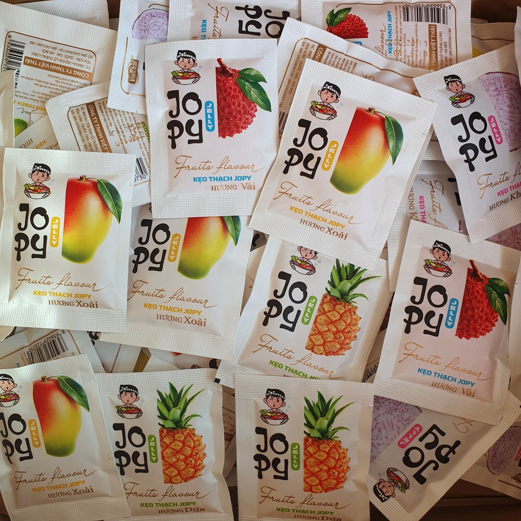 1 THÙNG 5KG - THẠCH HOA QUẢ JOPY VIỆT THÁI - ĐỒ ĂN VẶT CHO BÉ