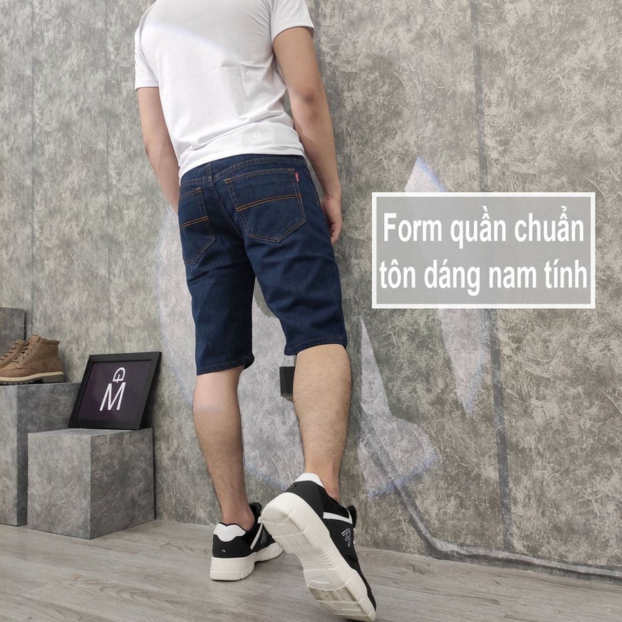 Quần short jean nam TS393 vải chất đẹp không phai màu đẹp Tronshop
