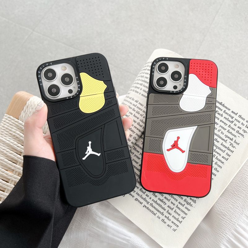 Ốp Điện Thoại silicon Hình Giày jordan 3d Chống Rơi Cho iphone 15 pro max 14 plus 13 mini 12 promax 11 xr x xs max 7g 7 plus