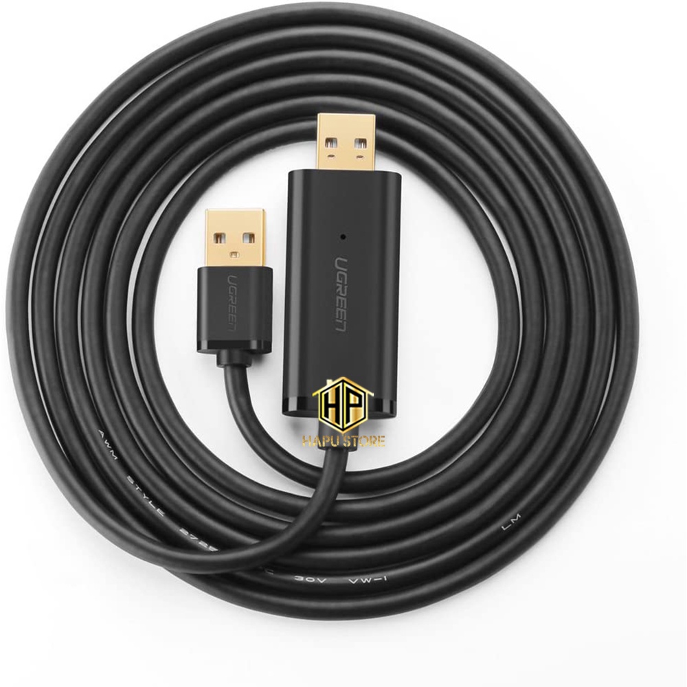 Cáp Data Link USB 2.0 Ugreen 20233 dài 2m chính hãng - Hapustore