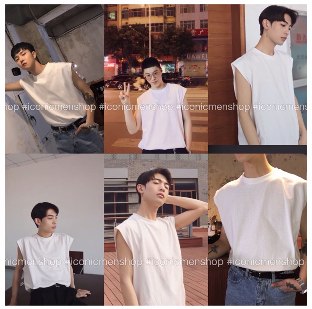 Tanktop nam fom vải cotton 4 chiều cao cấp