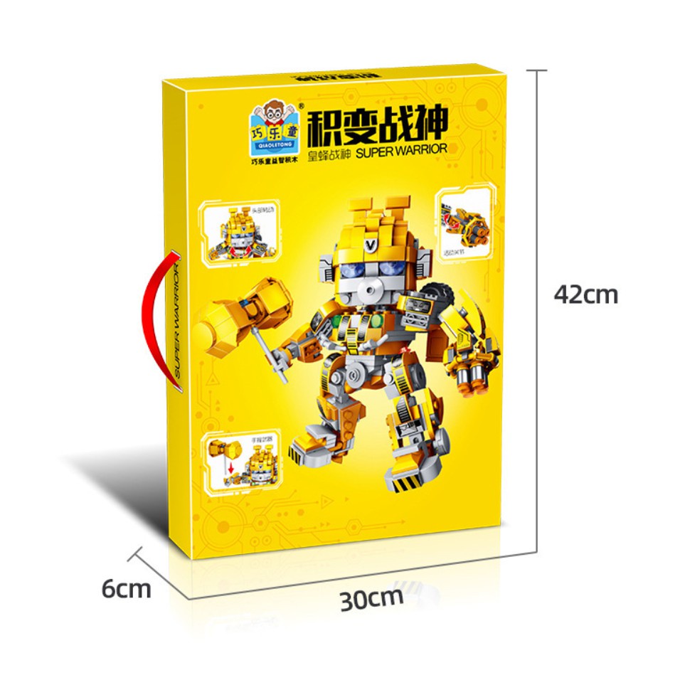 BỘ ĐỒ CHƠI XẾP HÌNH Mô Hình ROBOT Transformer OPTIMUS - Lắp Ráp Robot Người Máy Biến Hình