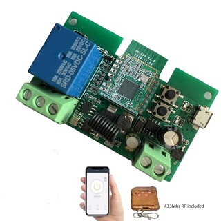 DC5-32V ZigBee Relay Module Remote Control Light Switch Work with Alexa Google Home /Tuya Smart Hub Gateway Bridge
