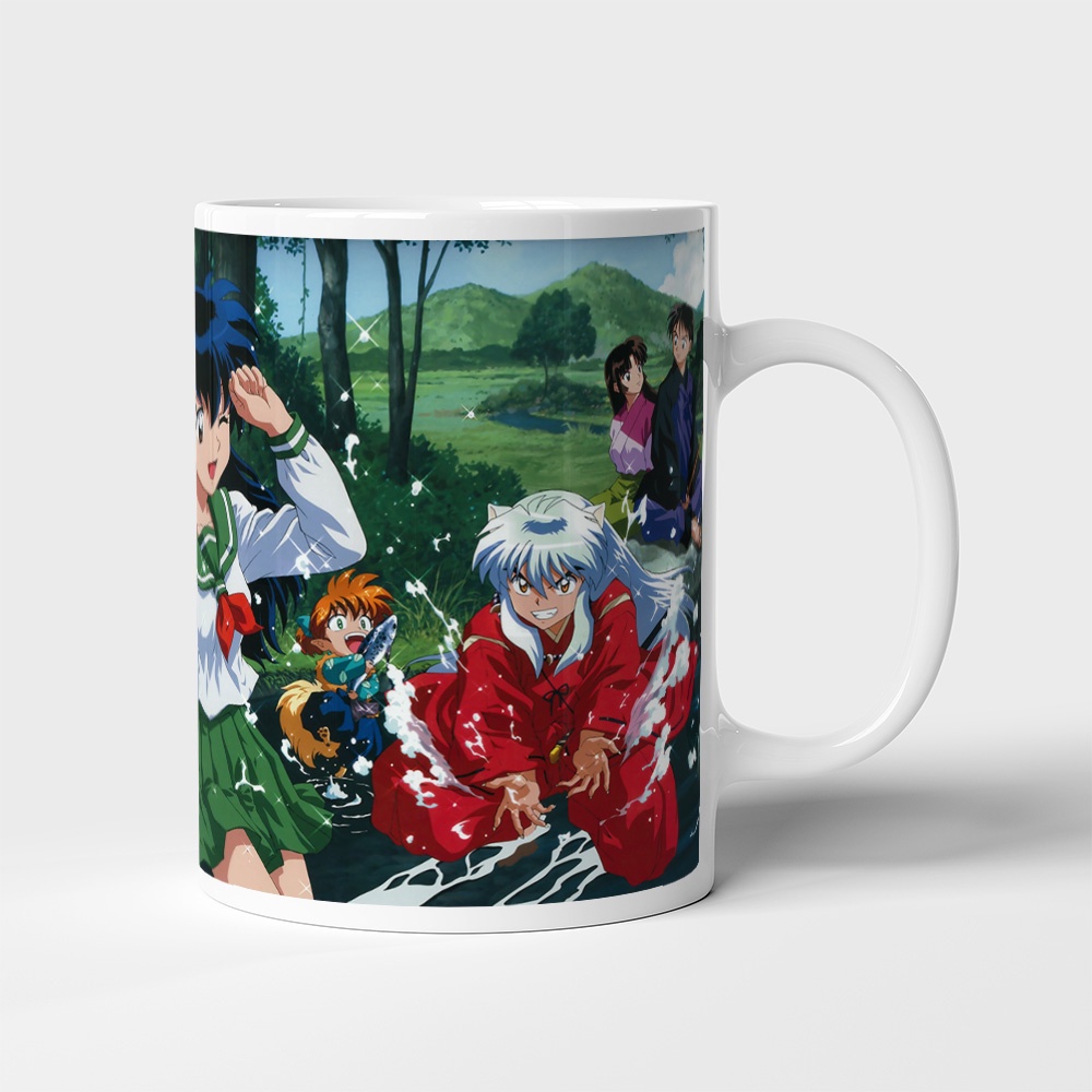 Cốc uống nước Anime, ly in hình INUYASHA - Mẫu 1. Nhận in theo yêu cầu