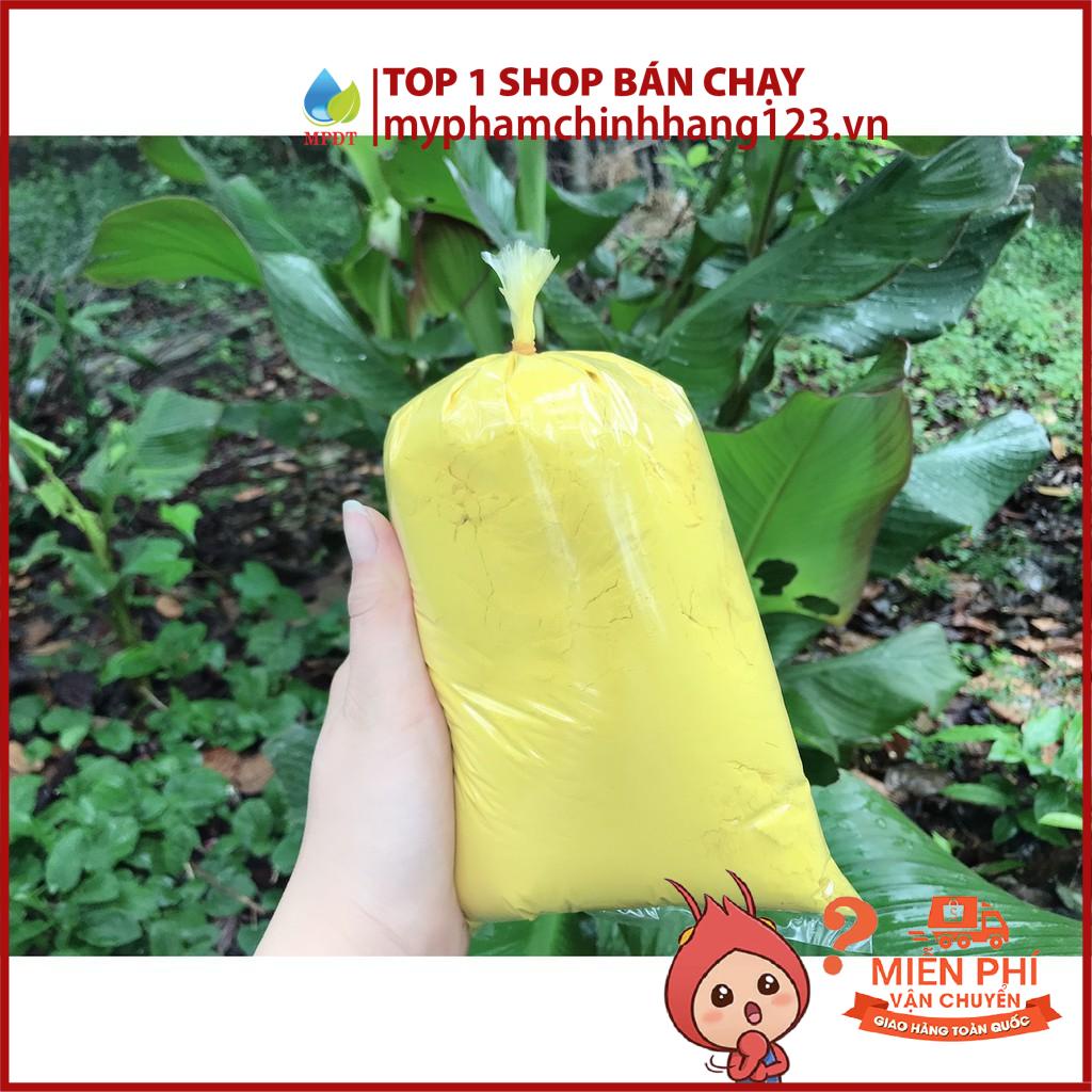 Tinh bột nghệ nhà làm 1 kg đảm bảo chất lượng chụp toàn cam thường (ảnh thật)