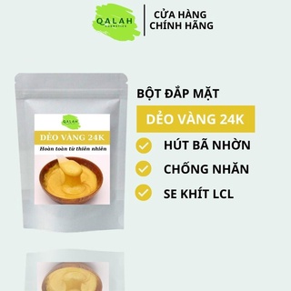 100gr dẻo vàng 24k bột đắp mặt nạ chăm sóc da mặt handmade