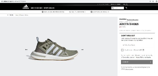 Adidas ARKYN W size 40 2/3 new tang