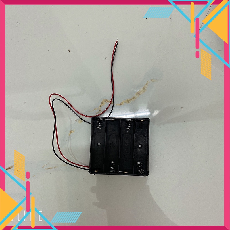 Đế gắn Pin tiểu AA 1/2/3/4 Cell kèm dây