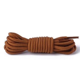 1pair Polyester Solid Shoelace Classic Round Shoelaces Casual Boots Lace