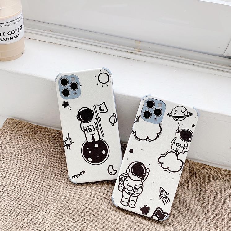 ốp lưng iphone Da BVC phi hành gia 6/6plus/6s/6splus/7/7plus/8/8plus/x/xr/xs/11/12/pro/max/plus/-Sale Sốc C4-6