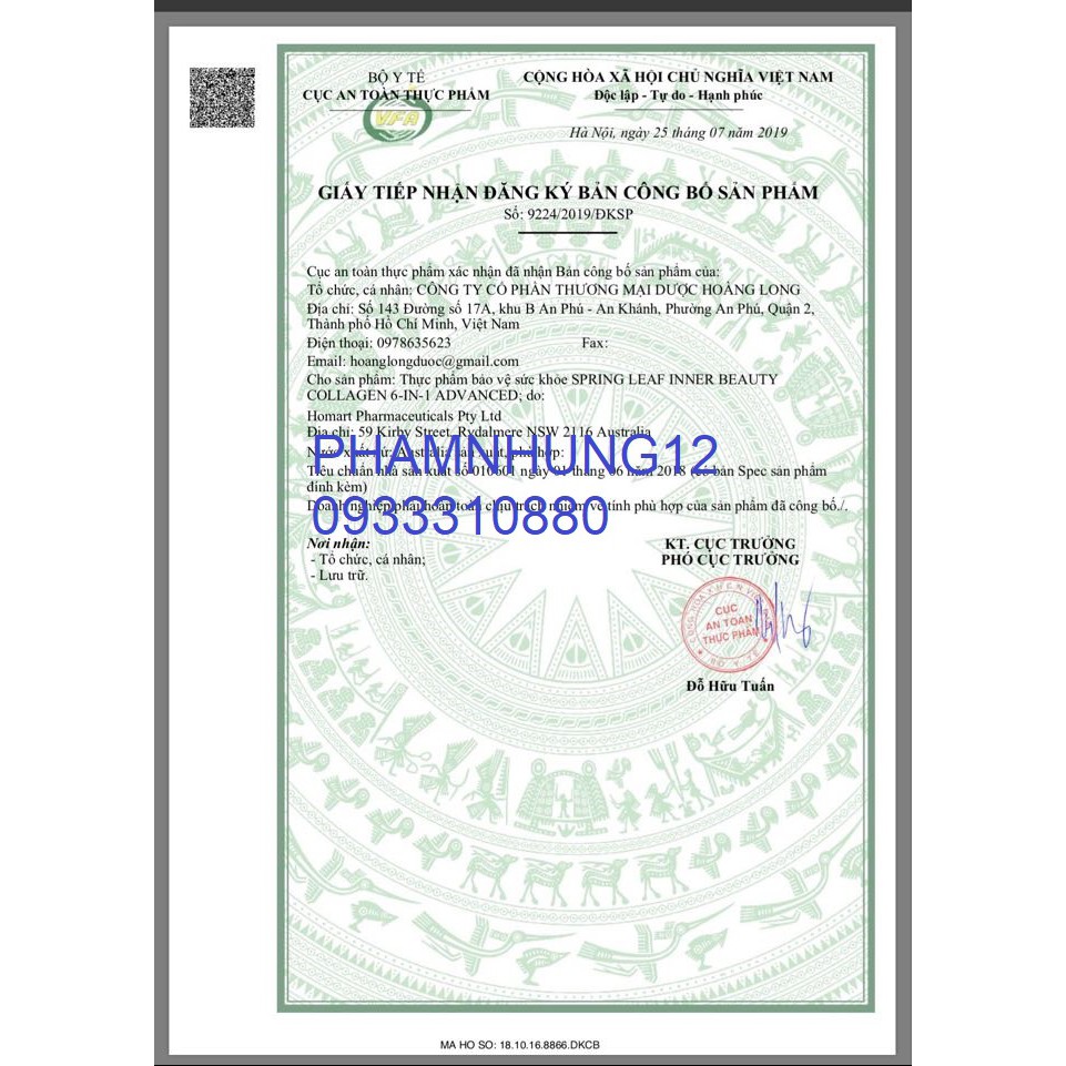 Viên uống Collagen Spring Leaf Inner Beauty 6 in 1 (90 viên) | BigBuy360 - bigbuy360.vn