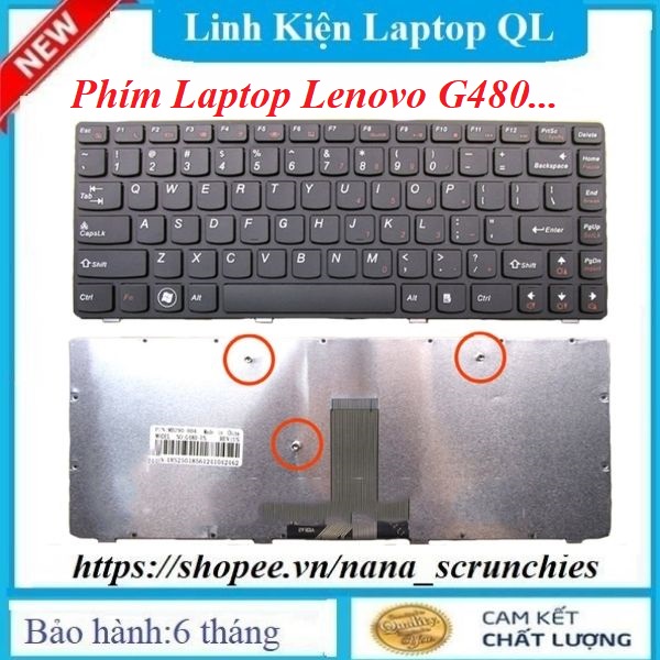 Bàn Phím Laptop Lenovo G480 G480 G480A G485 G485A G405 nhập khẩu