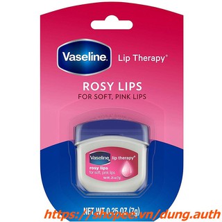 Dưỡng môi Vaseline 7g Lip Therapy - Rosy