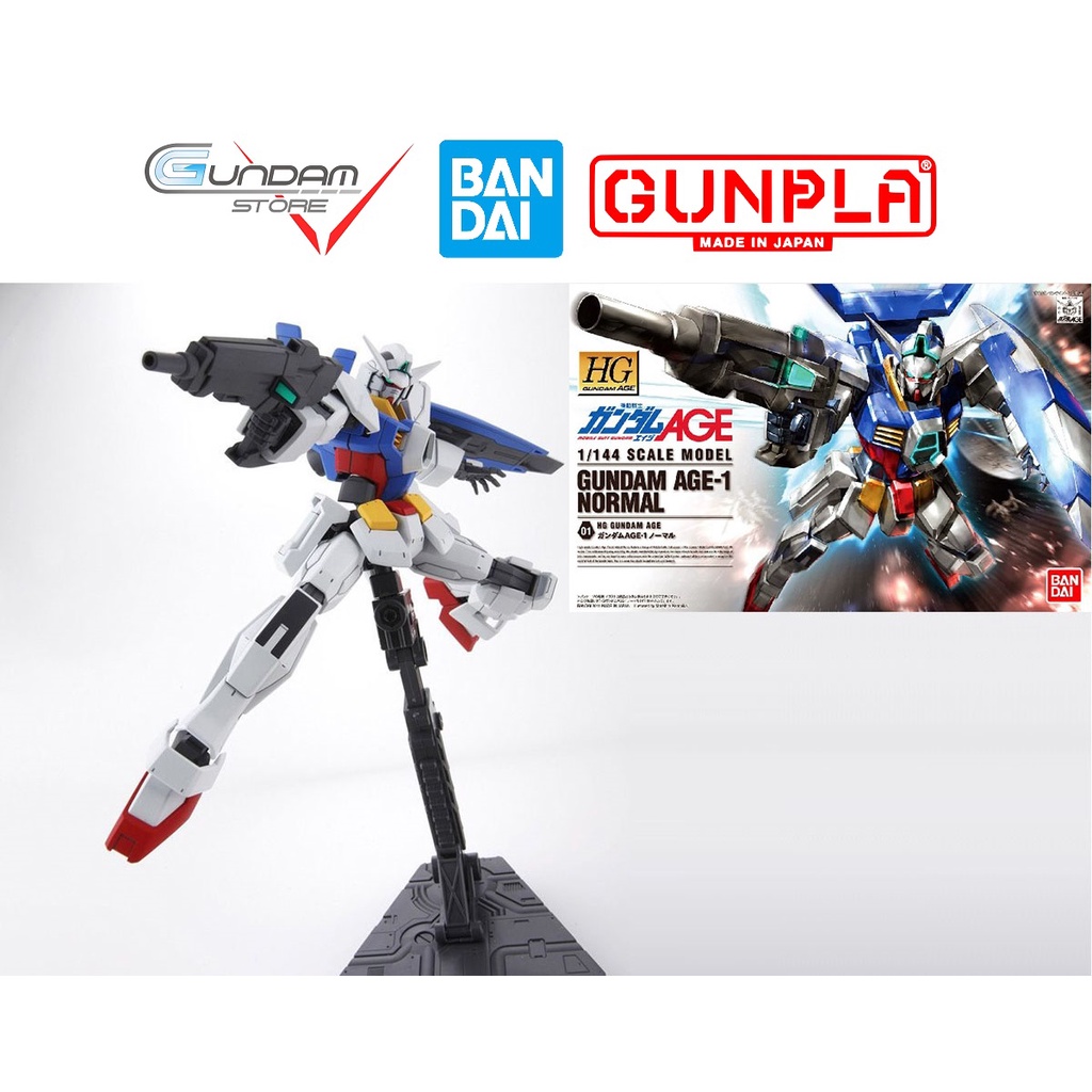 Mô Hình Gundam Hg AGE 1 NORMAL 1/144 HGAGE Bandai Đồ Chơi Lắp Ráp Anime Nhật