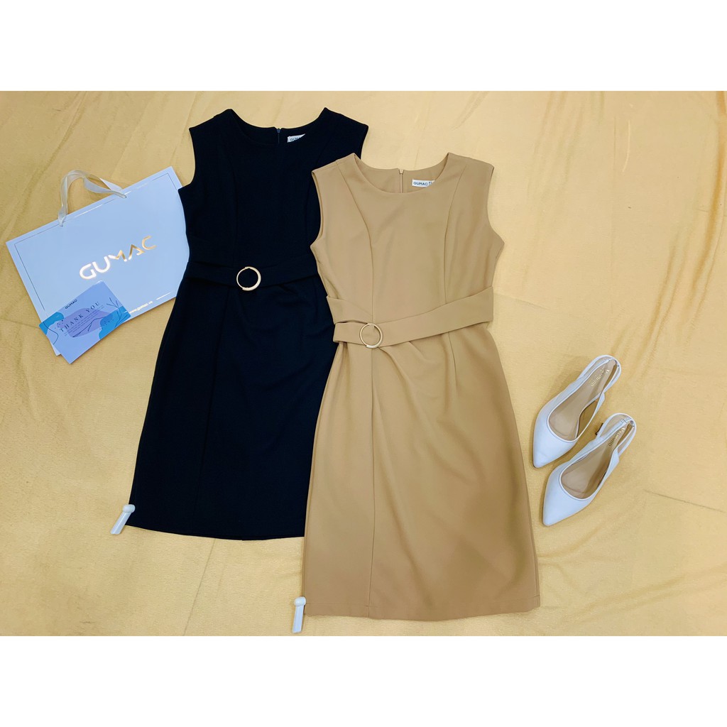 [Mã MABR07062 giảm 8% tối đa 50K đơn từ 249K] Đầm body nữ quyến rũ sát nách GUMAC nhiều màu, trẻ trung DB580 | BigBuy360 - bigbuy360.vn