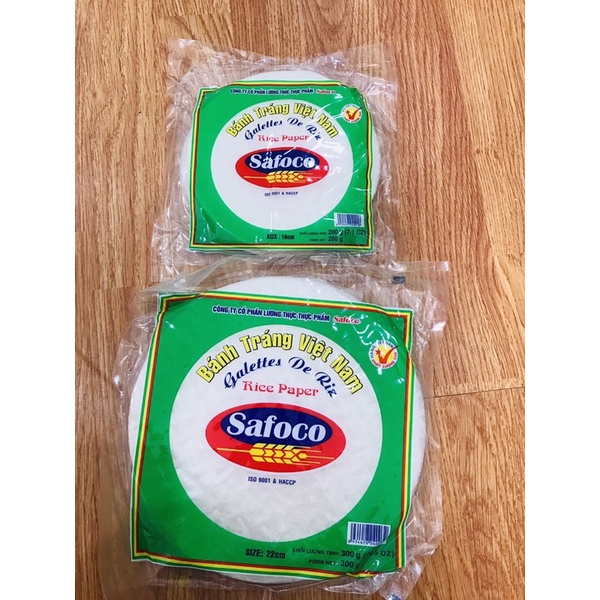 Bánh tráng cuốn gỏi ăn liền Safaco 200g/300g