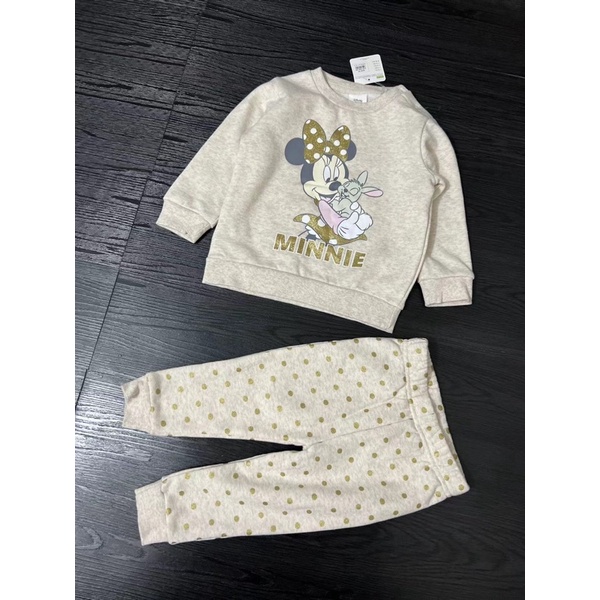 Bộ quần áo bé trai và gái DN 0-24m  Sét nỉ thun bé trai cotton xuất dư 0822