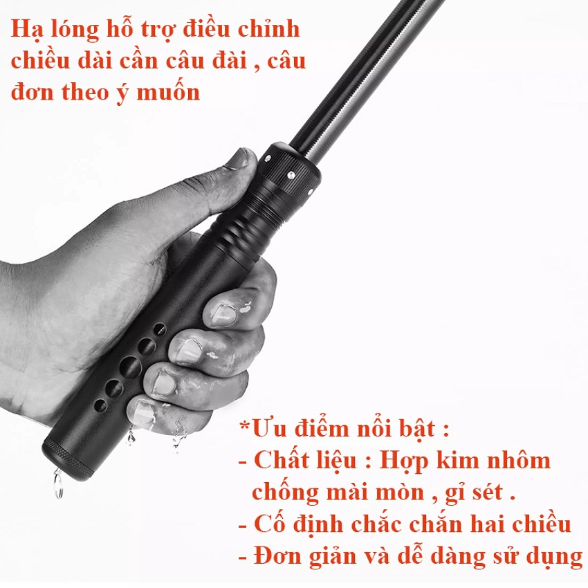 Hạ Lóng Cần Tay LK-11 CHIXUAN Chất LIệu Hợp Kim Nhôm Chống Gỉ Sét Chuyên Dụng Câu Đài,Câu Đơn Tiện Lợi