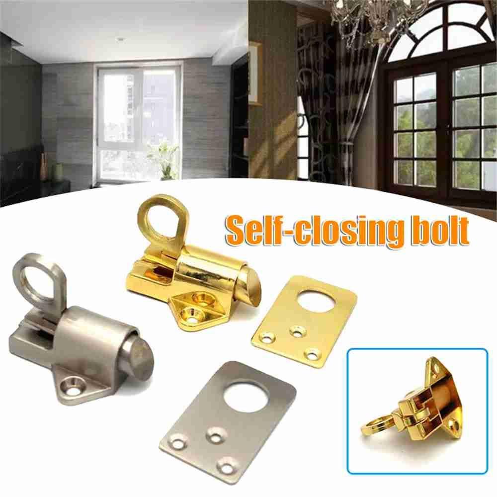 Set 2 Bộ Khóa Cửa Tủ Tự Động Chịu Tải Lò Xo