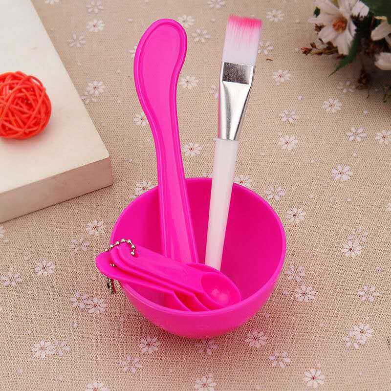 [Hàng mới về] Bộ dụng cụ làm mặt nạ bằng nhựa chăm sóc da an toàn tiện dụng