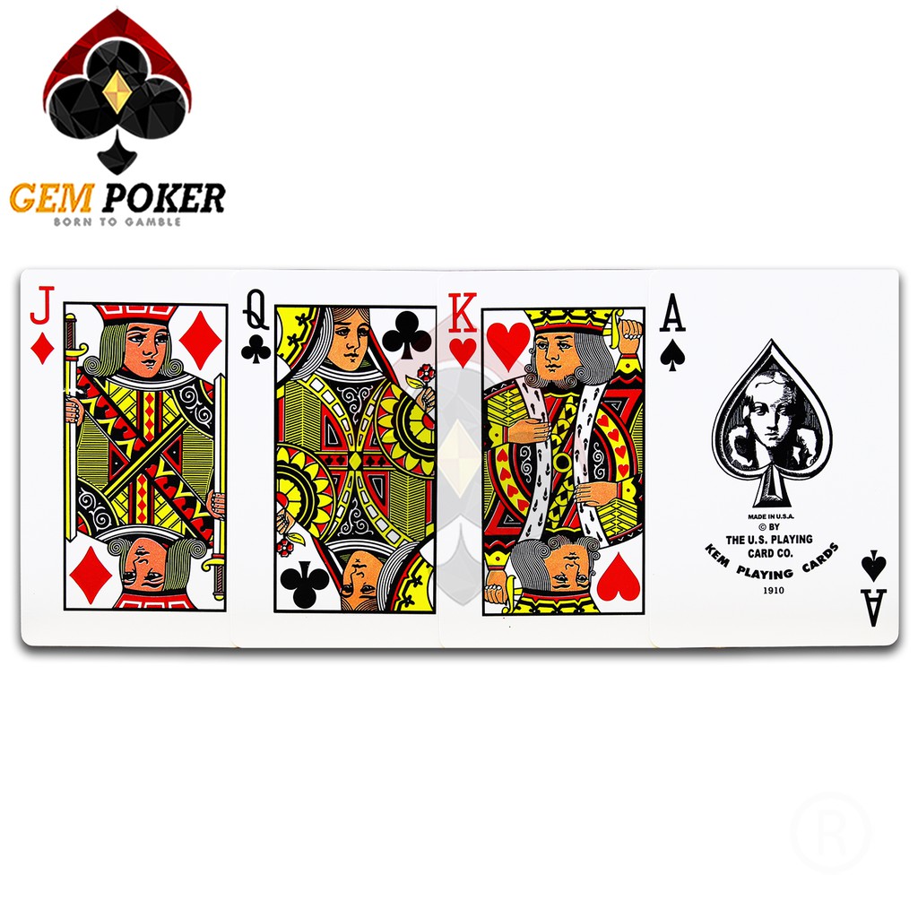 ⚜️ BÀI TÂY NHỰA KEM PAISLEY - MADE IN USA ⚜️