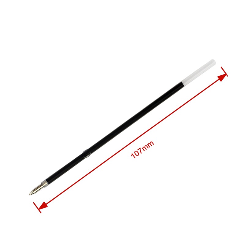 Set 10 Ruột Bút Bi 0.7mm 3 Màu Đen Đỏ Xanh Chất Lượng Cao