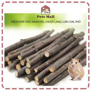 Nhành táo mài răng cho nhím, thỏ, sóc, bọ, chuột, hamster, chinchila 50g