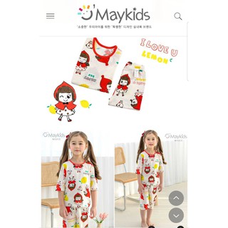Bộ lửng cotton giấy Maykids