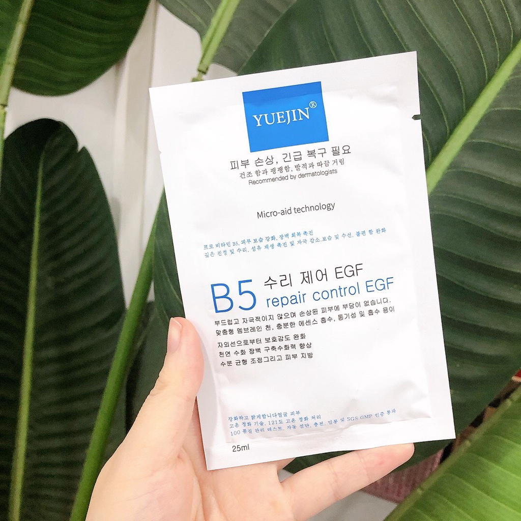 Mặt nạ Yuejin B5 Repair Control EGF phục hồi làm dịu da 25ml