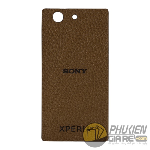 Miếng dán da Sony Z3 Compact da bò 100% (Made in Việt Nam)