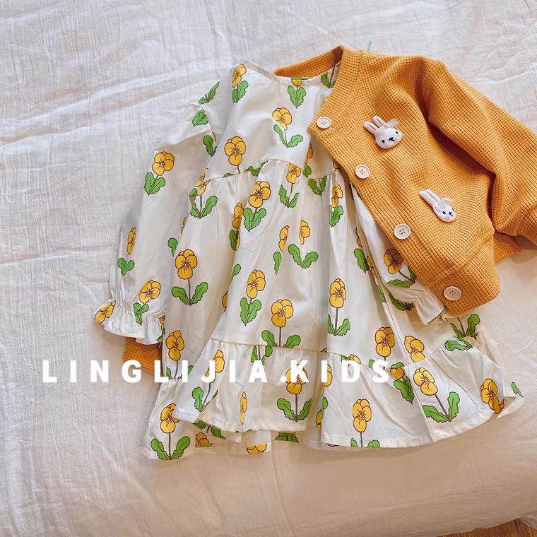 Set Đồ 2 Món Thời Trang Xuân Thu 2022 Mới Mẻ Cho Bé Gái