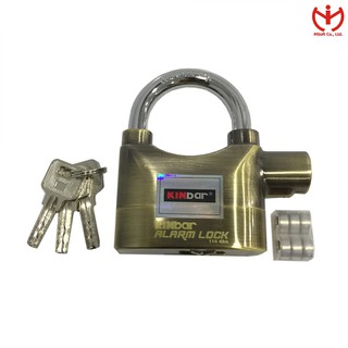 [Q5.HCM] Ổ khóa báo động chống trộm Kinbar K101C thân kẽm 60mm màu đồng - MSOFT thumbnail
