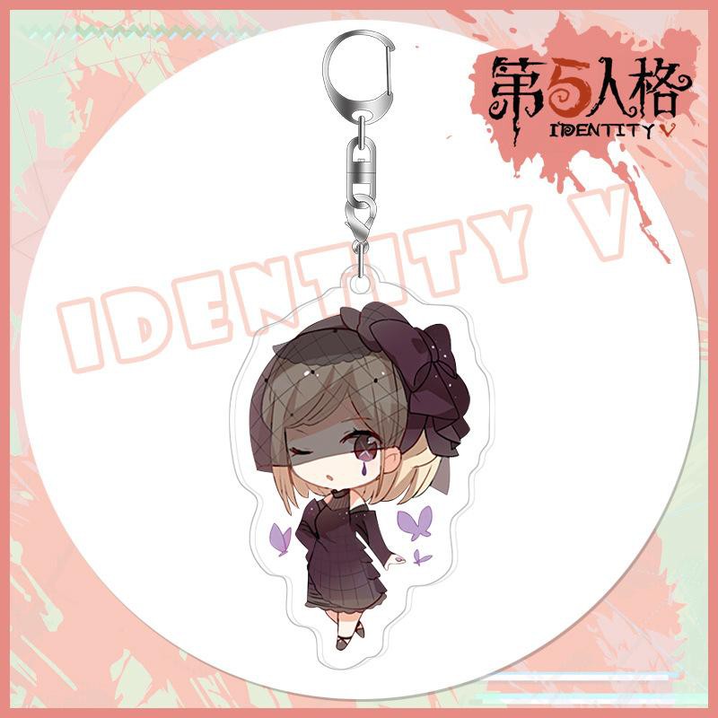 (Mica trong acrylic M2) Móc khóa Identity V Nhân cách thứ năm in hình anime chibi